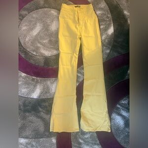 Yellow Women's Flare Jeans